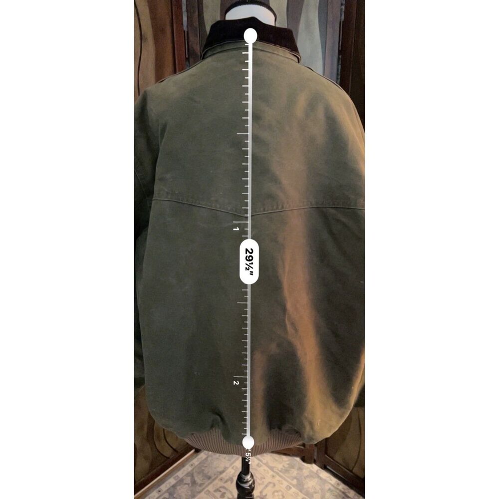 Vintage Carhartt Santa Fe jacket in faded olive green. Size XXL. - Picture 4 of 14